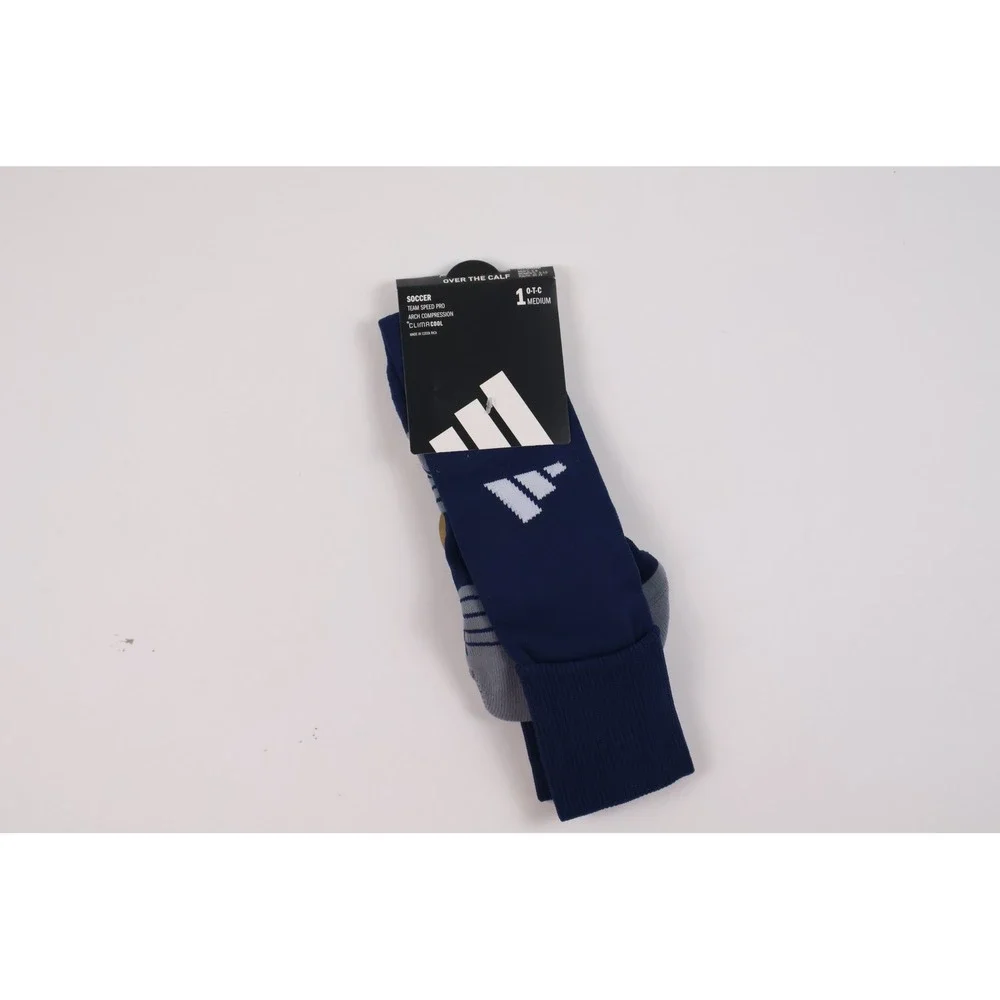 Adidas Soccer Socks Team Speed Pro Navy Blue Medium NWT